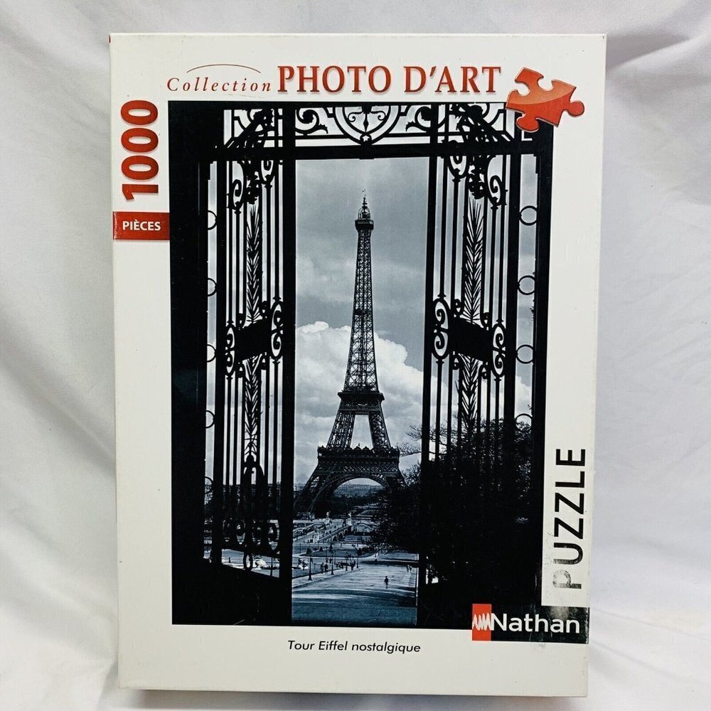 Nathan Puzzle 1000 Pieces Eiffel Tower 875702 Collection‎ Photo D'Art